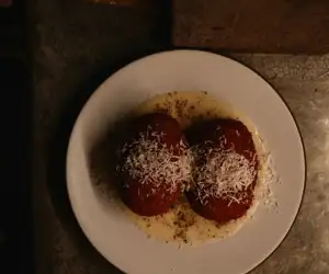 Housemade meatballs from La Lupa. 