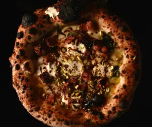 Another amazing pizza creation from La Lupa. 