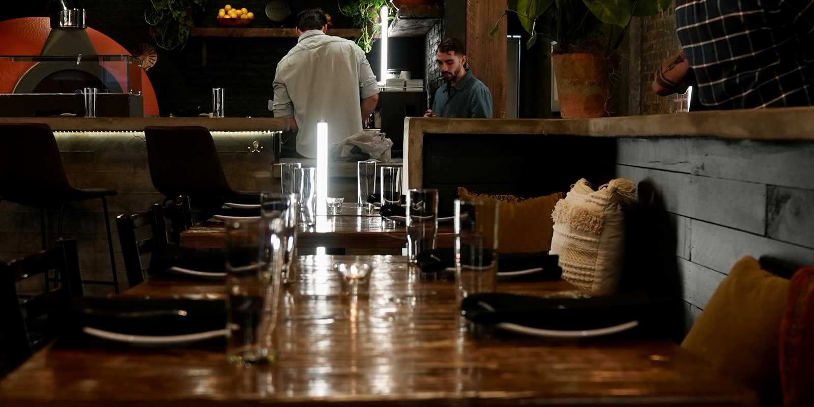 dining room at La Lupa